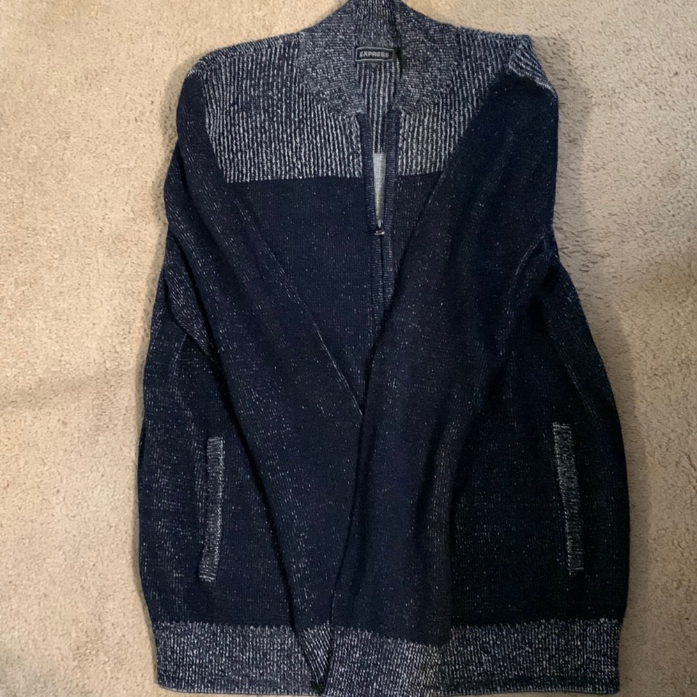 Express mens zip sweater.